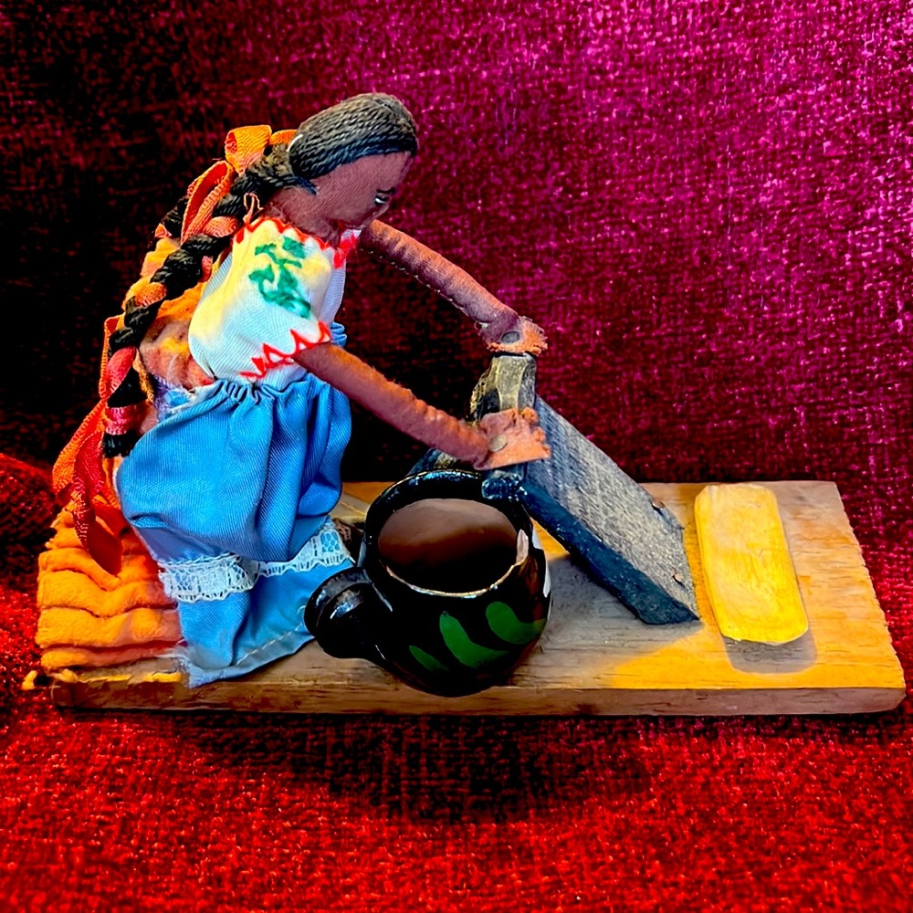 Mexican Working Dolls/Vintage Mexican Dolls/  Mexican Cloth Dolls